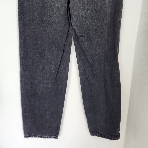 BDG Urban Outfitters Black Distressed Boyfriend Jeans High Rise Straight Leg 4/6 - Picture 6 of 8